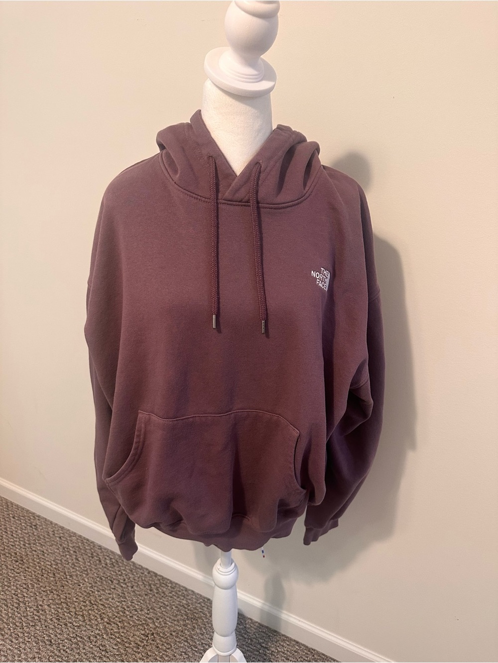 The North Face Men's Circular Design Purple Pullover Hoodie Size Large